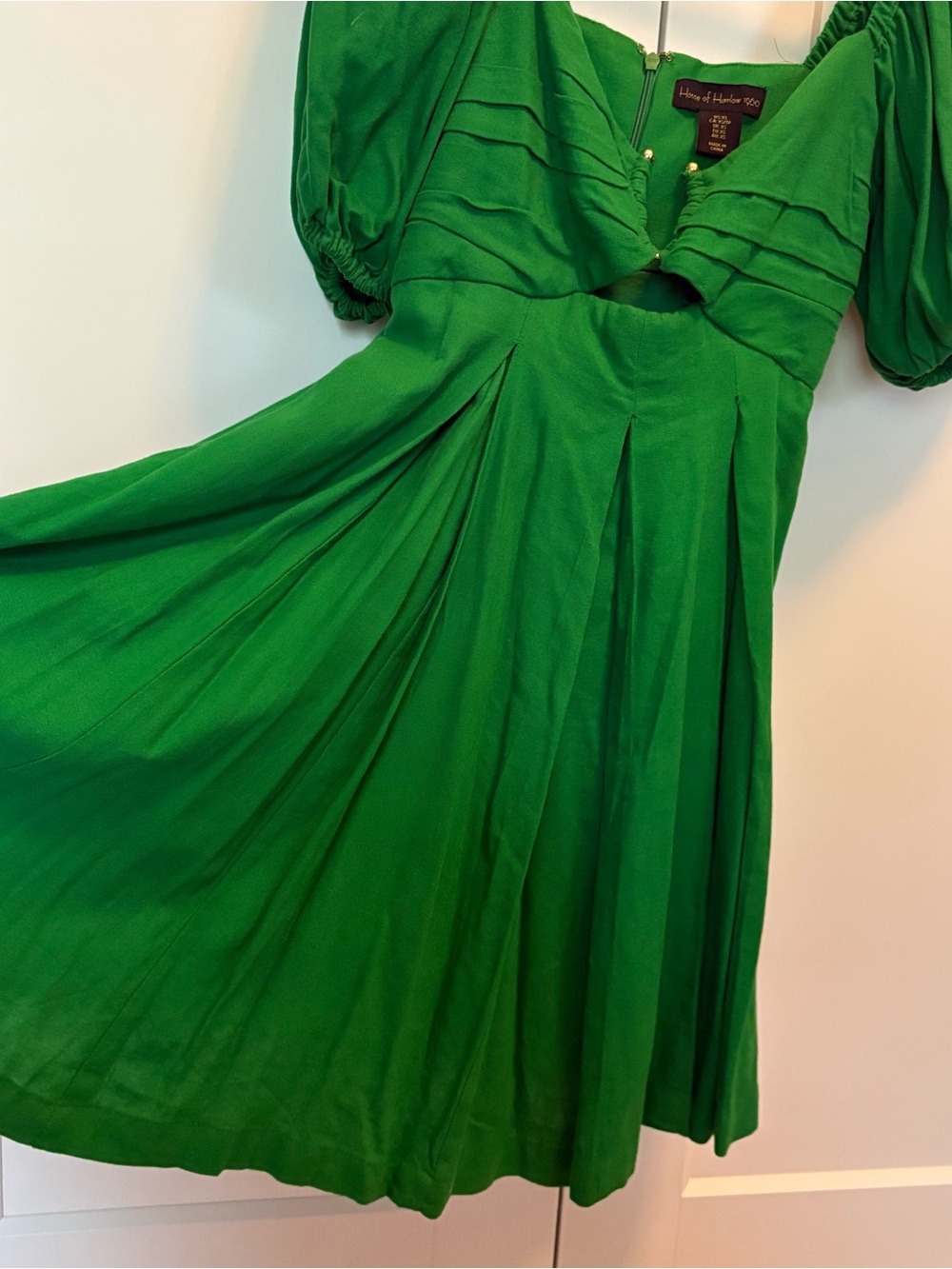 House of Harlow 1960 Emerald Green Mini Dress